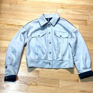 NEW JOU JOU FAUX SUEDE CLOUD WOMEN'S JACKET - Small